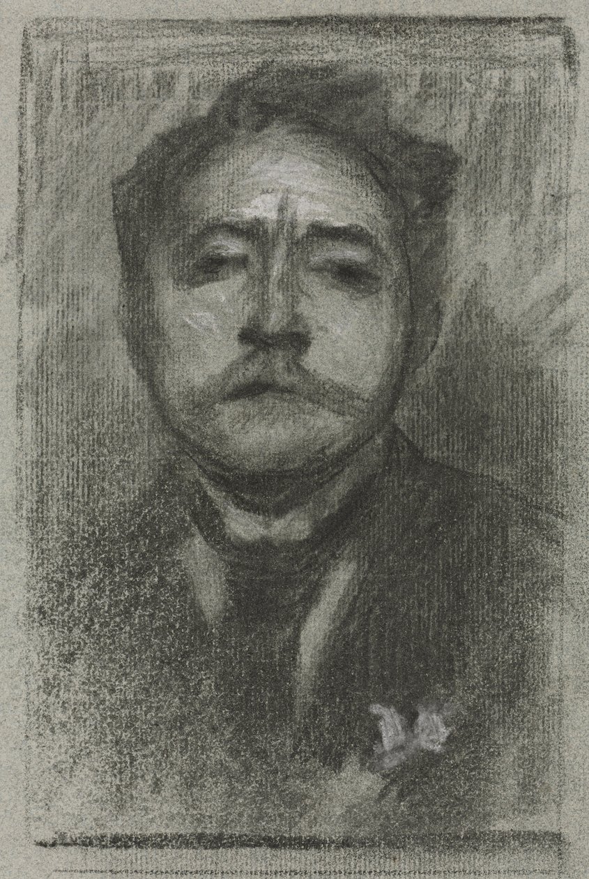 Jean Ajalbertin muotokuva, n. 1893. tekijältä Eugène Carrière