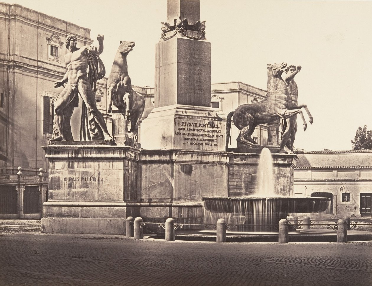 Monte Cavallo, 1848-52. tekijältä Eugène Constant