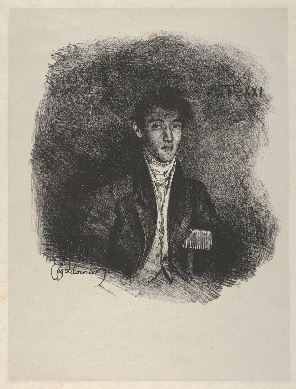 Paroni Schwiter Louis Auguste Schwiter, 1805-1889, 1826, 1826. tekijältä Eugène Delacroix