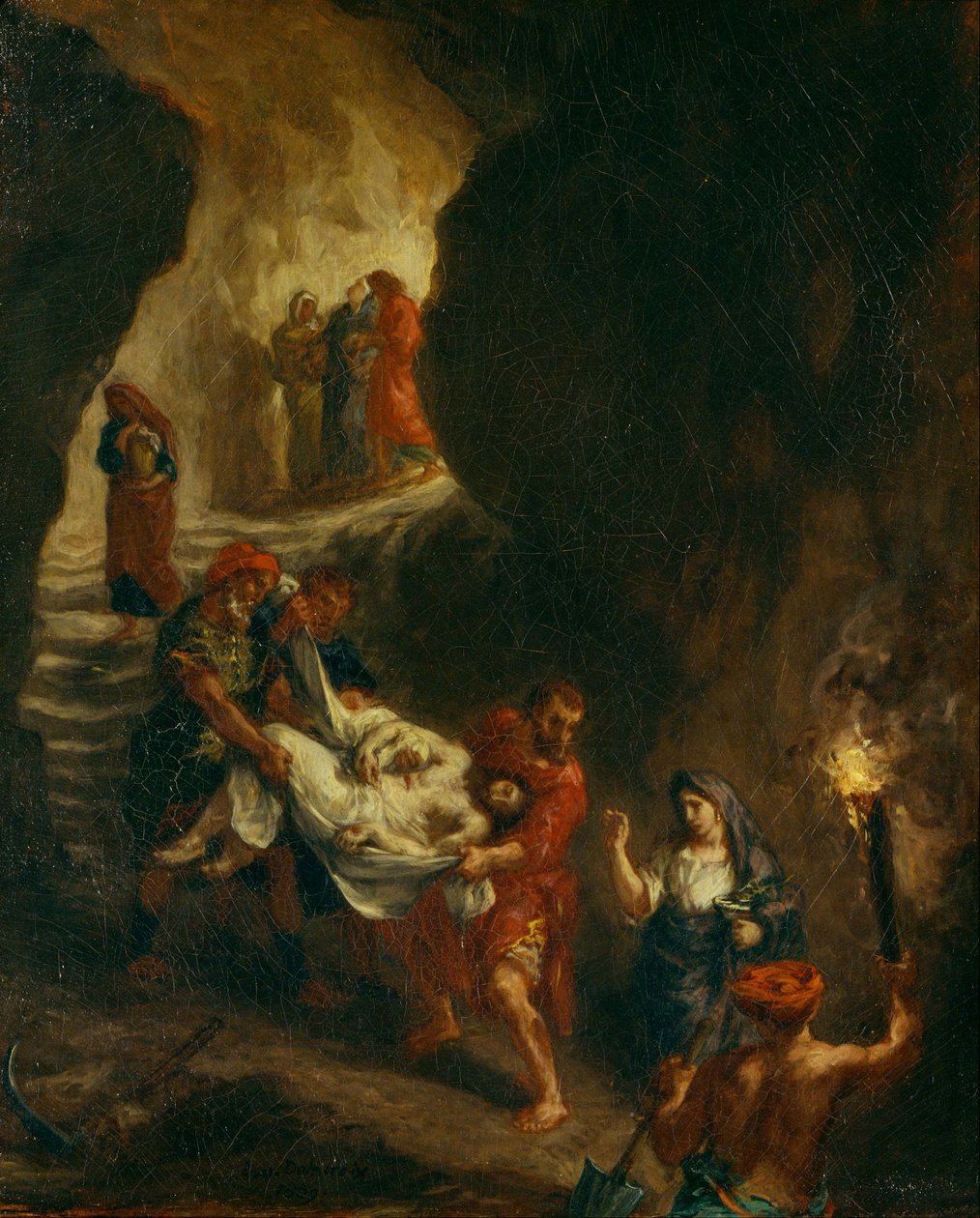 Kristus vei haudalle tekijältä Ferdinand Victor Eugene Delacroix