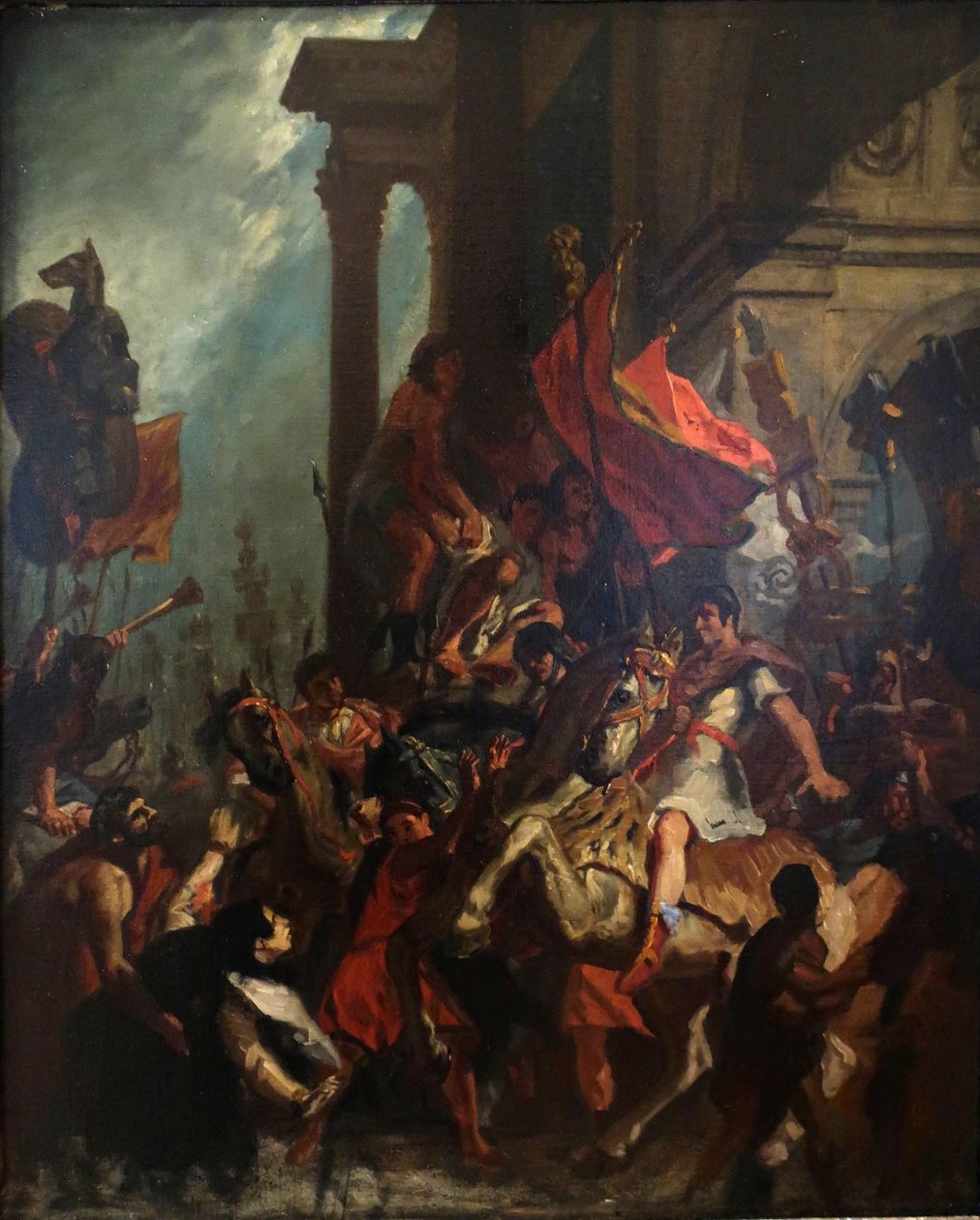 Ranskalainen:  Trajanuksen oikeus. tekijältä Eugène Delacroix