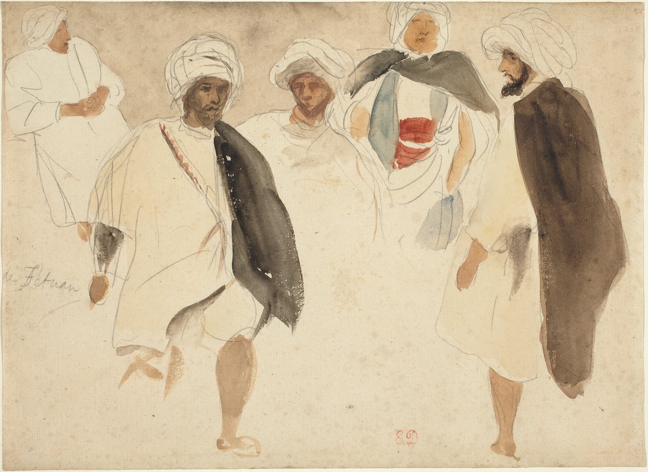 Arabien tutkimus tekijältä Eugène Delacroix