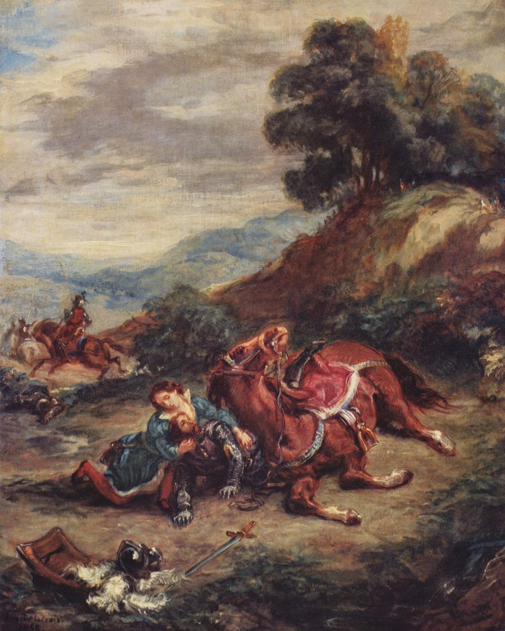 Laran kuolema tekijältä Eugène Delacroix