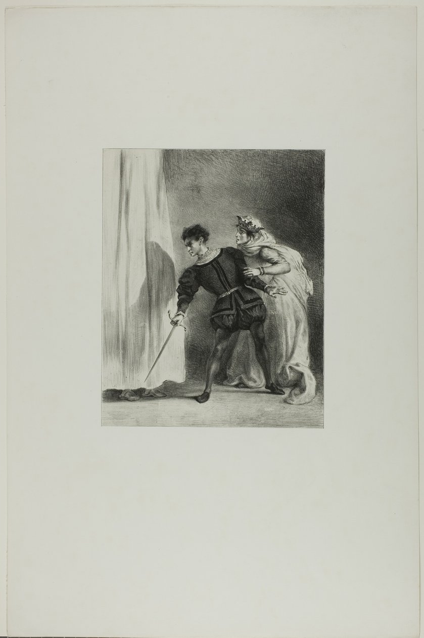 Poloniuksen murha tekijältä Eugène Delacroix