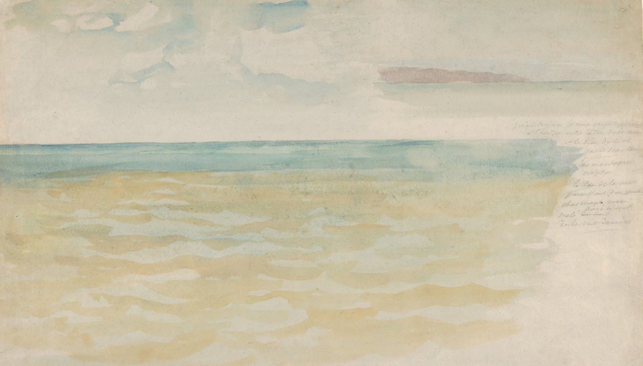 Meri Dieppessä, n. 1852-54. tekijältä Eugène Delacroix