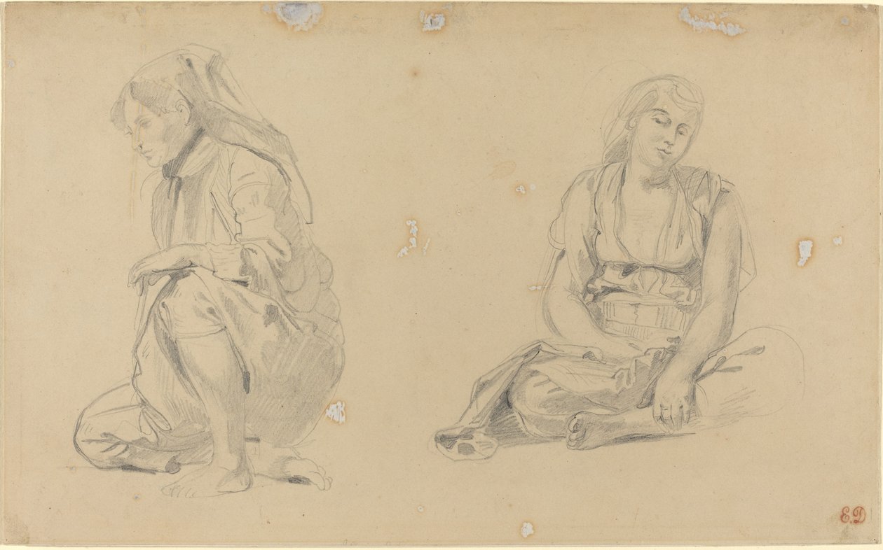 Algerin naiset tekijältä Eugène Delacroix