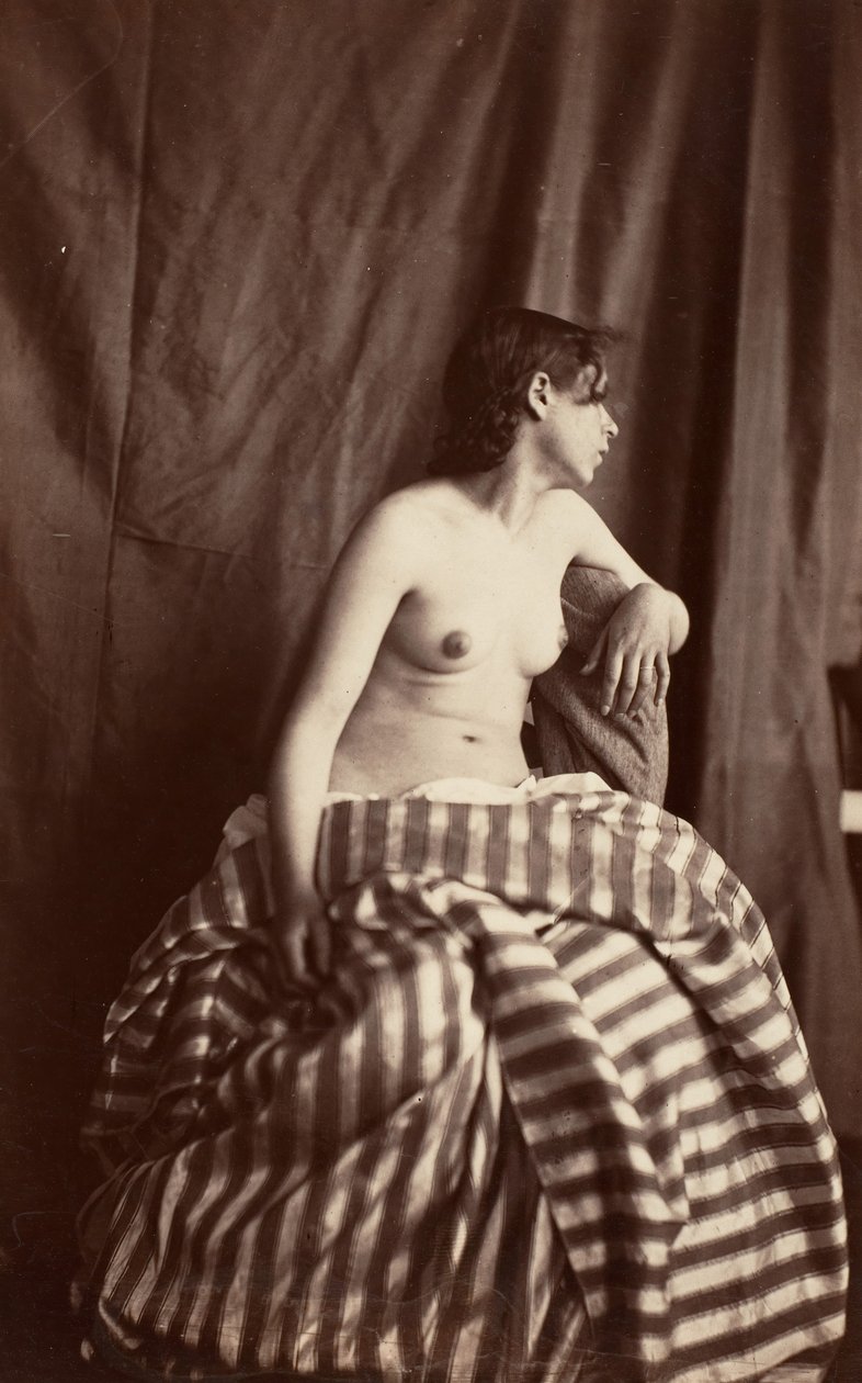 [Nude Study], 1853-54. tekijältä Eugène Durieu
