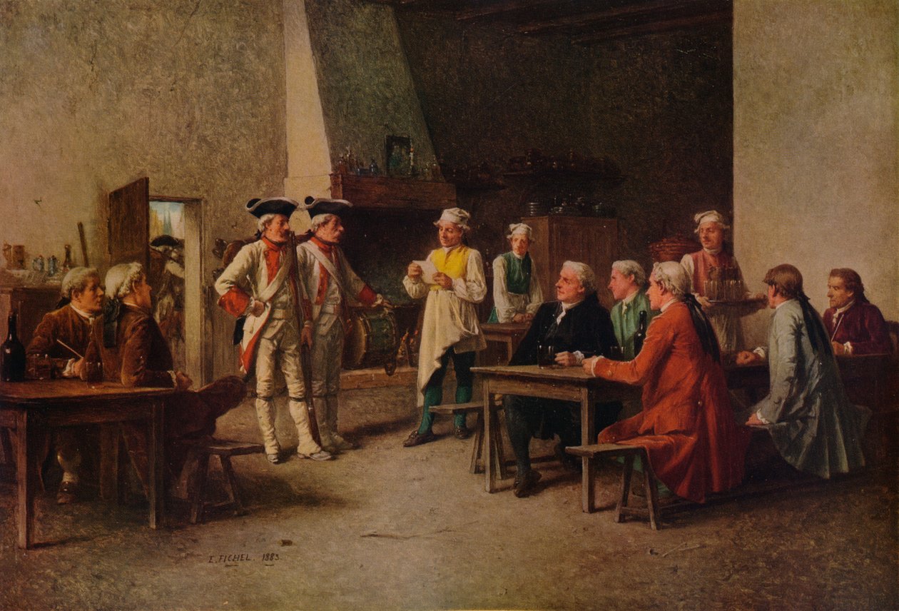 Billeting, 1883, 1938 tekijältä Benjamin Eugene Fichel