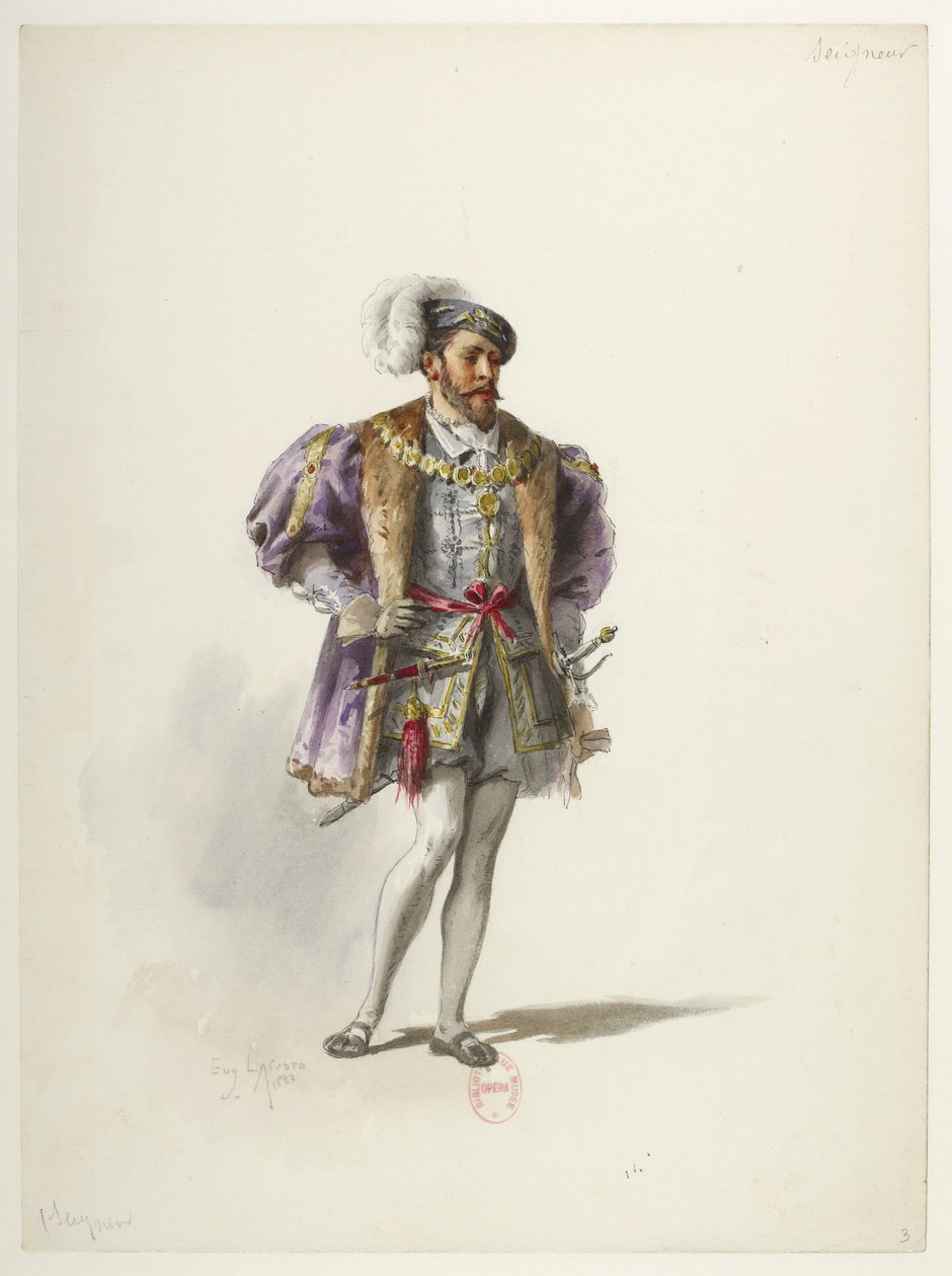Btv1b84558104 03 - Saint-Saëns - Henrik VIII - Pukumallit - Lacoste - 3. Seigneur tekijältä Eugene Lacoste