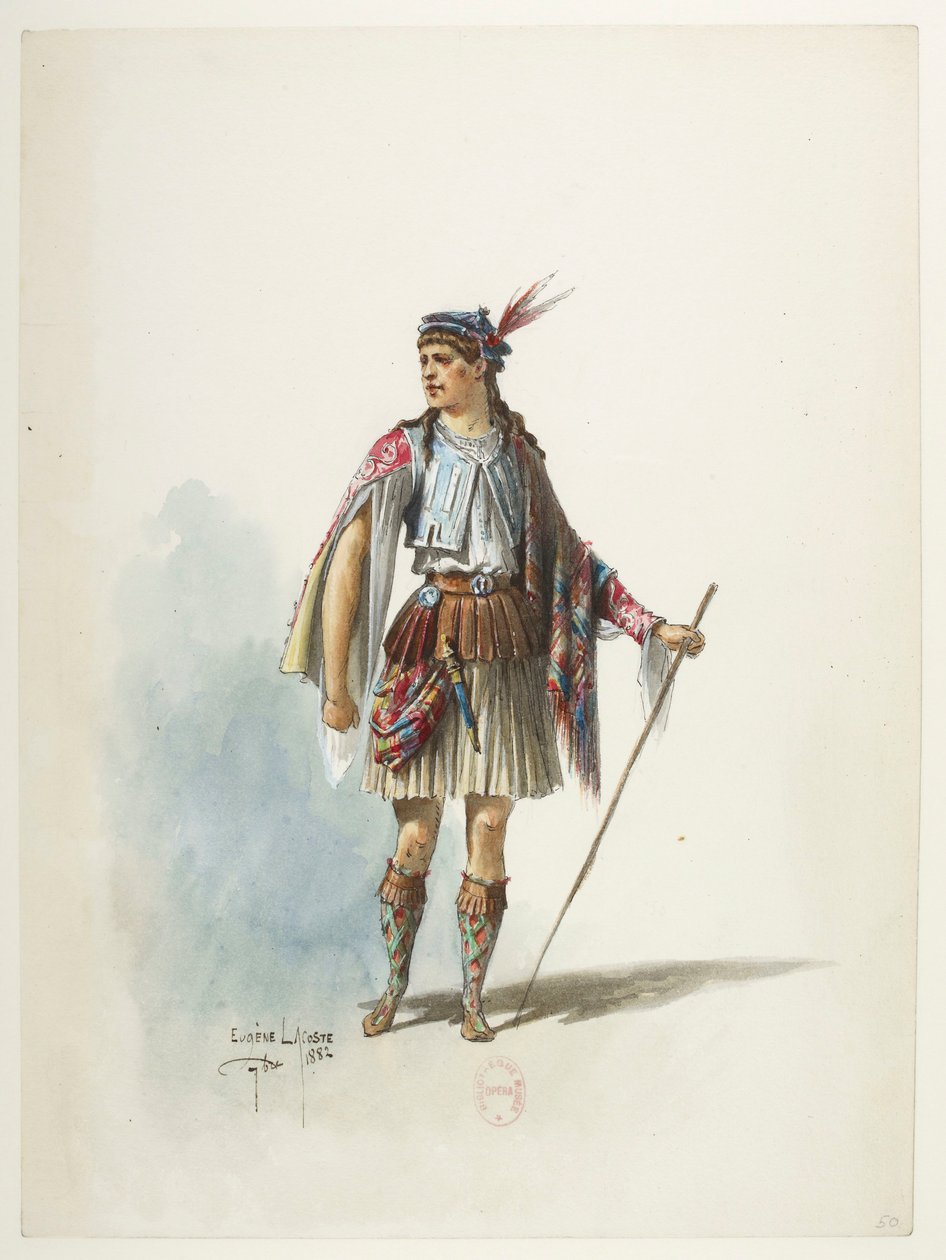 Btv1b84558104 50 - Saint-Saëns - Henrik VIII - Pukumallit - Lacoste - 50. Costume tekijältä Eugene Lacoste