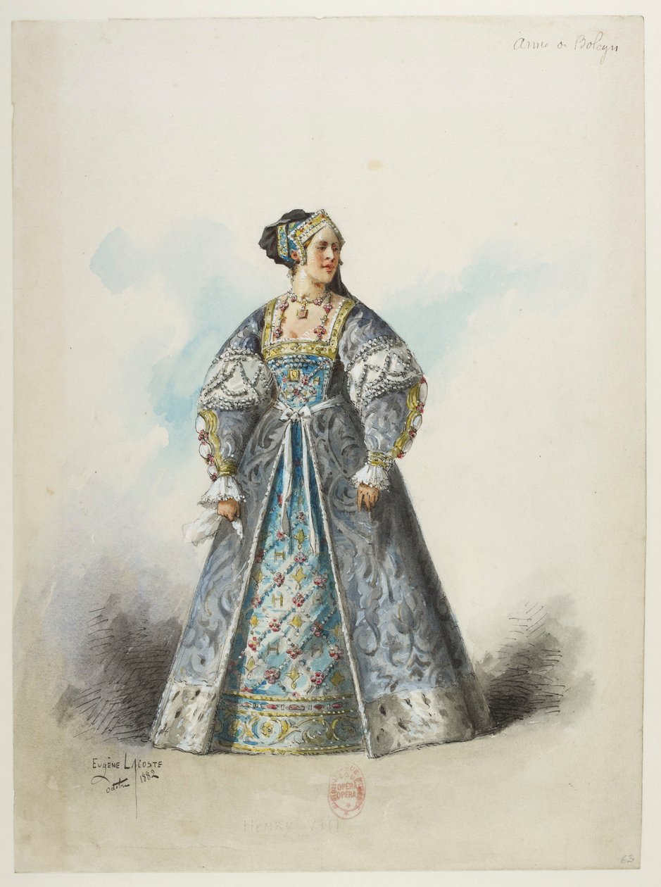 Btv1b84558104 65 - Saint-Saëns - Henrik VIII - Pukumallit - Lacoste - 63. Anne de Boleyn tekijältä Eugene Lacoste