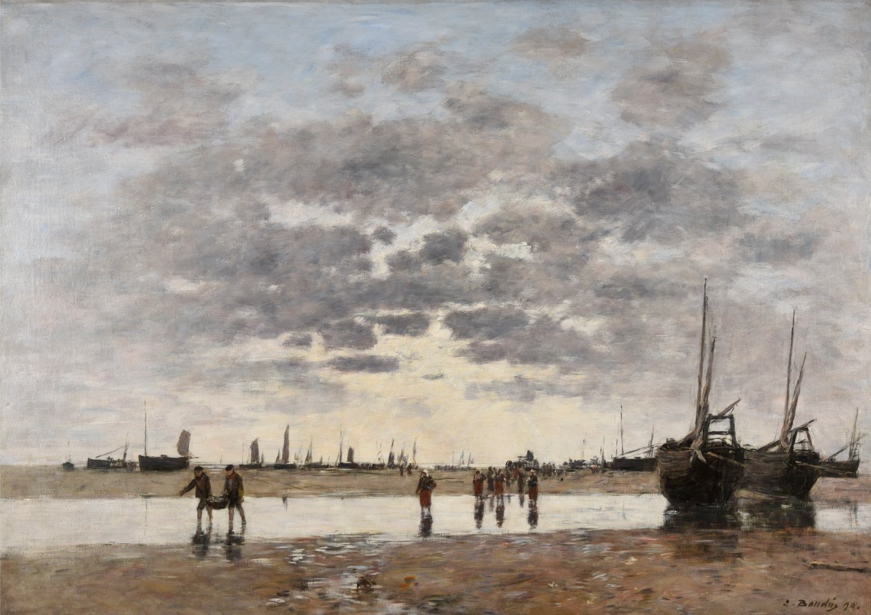 Berck: veneiden paluu tekijältä Eugene Louis Boudin