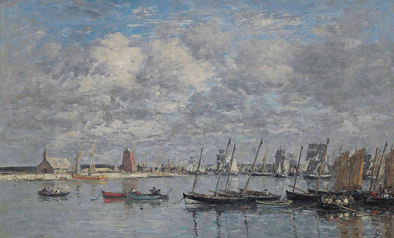 Camaret, satama tekijältä Eugene Louis Boudin