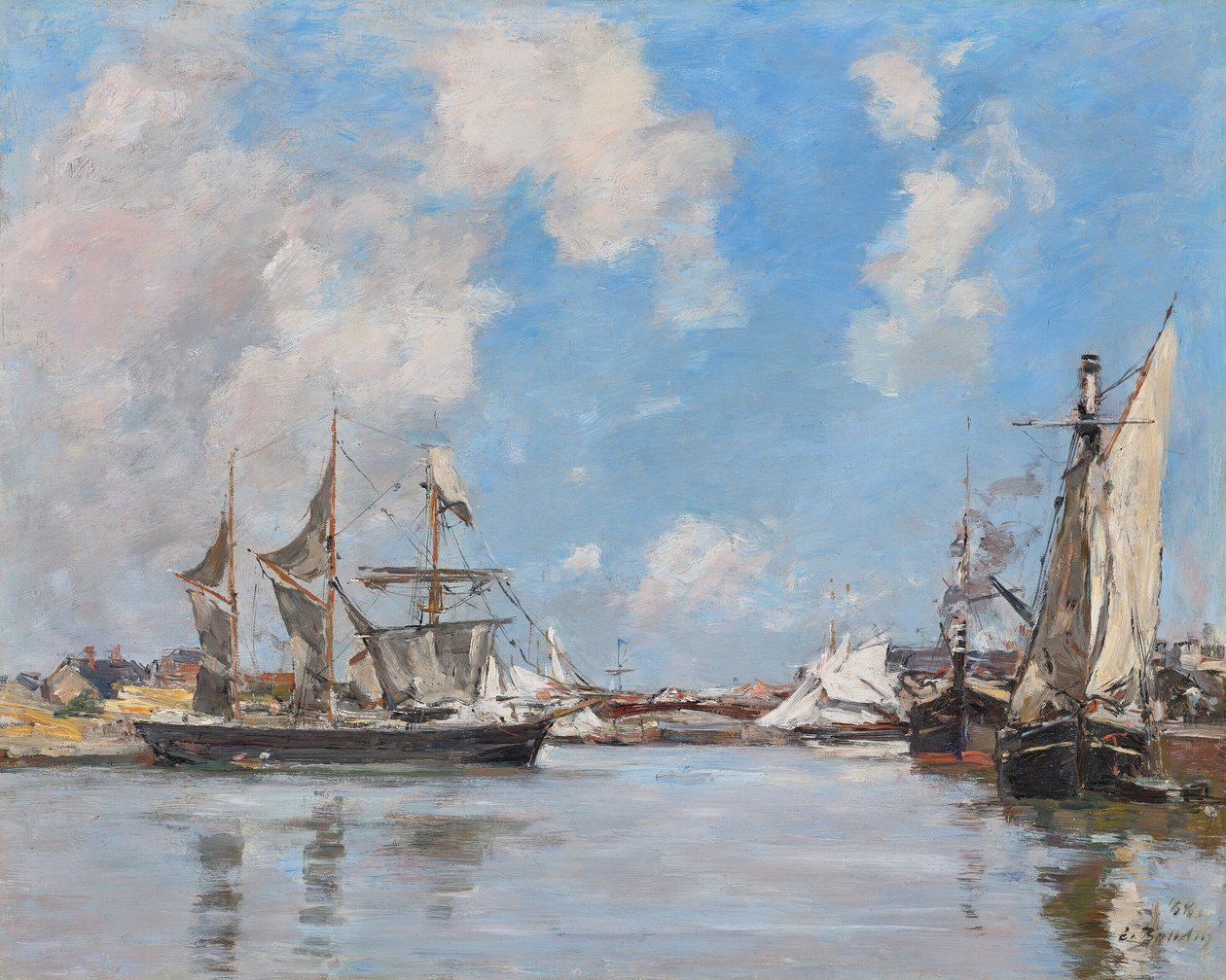 Deauville. Uima-allas tekijältä Eugene Louis Boudin