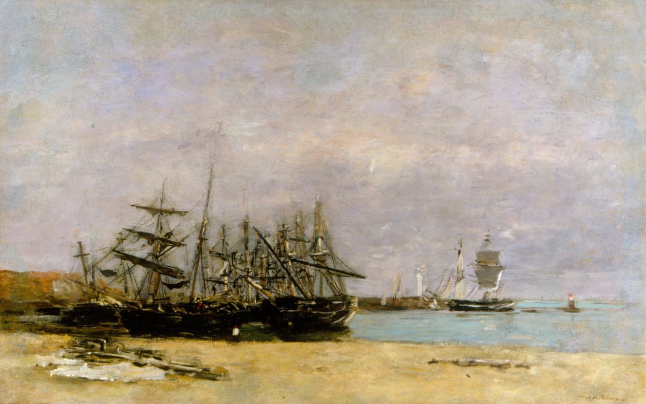 Portrieux - Hukkuneet alukset tekijältä Eugene Louis Boudin