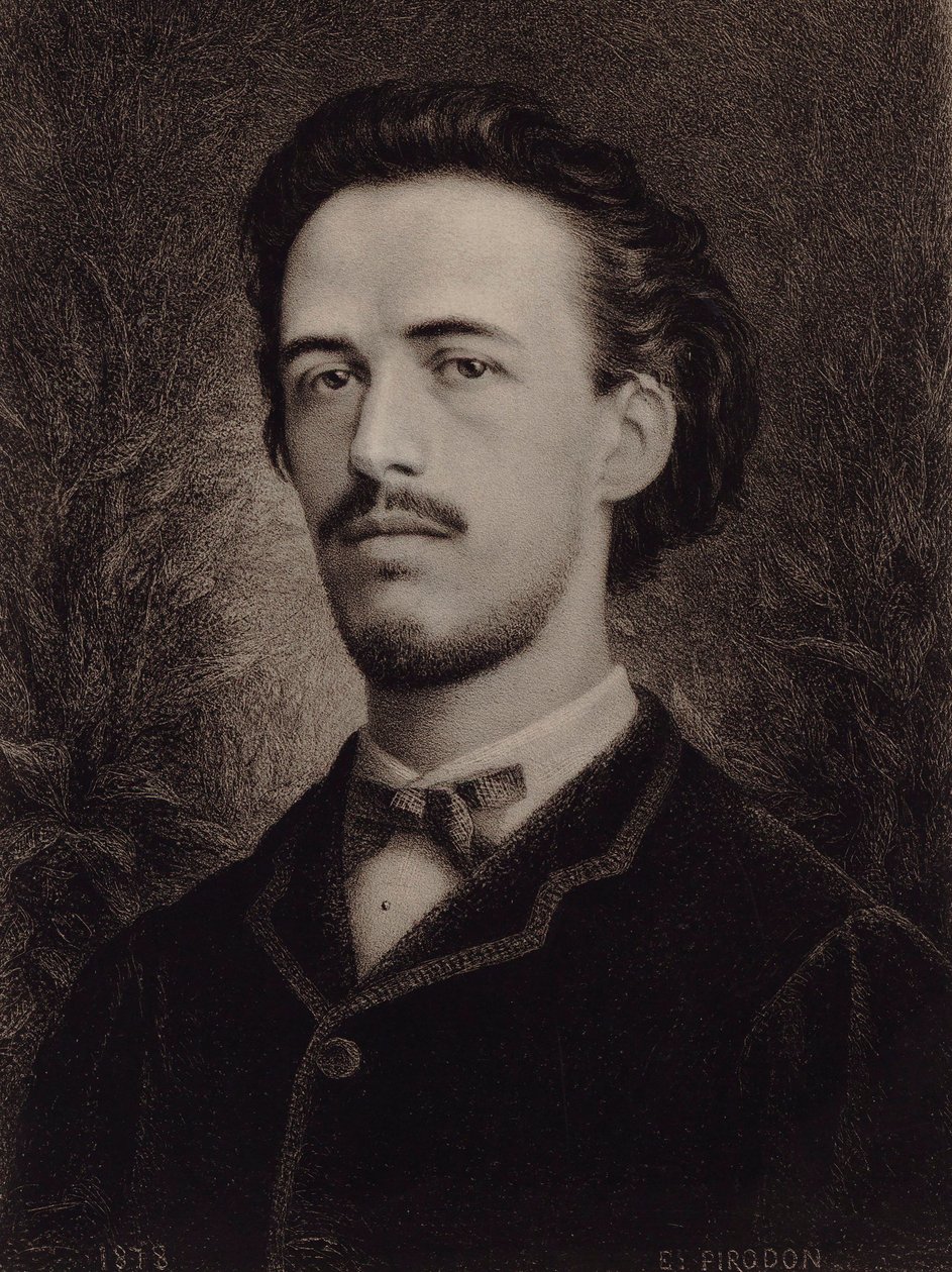 Muotokuva säveltäjä Benjamin Godardista 1849-1895, 1878. tekijältä Eugène Louis Pirodon