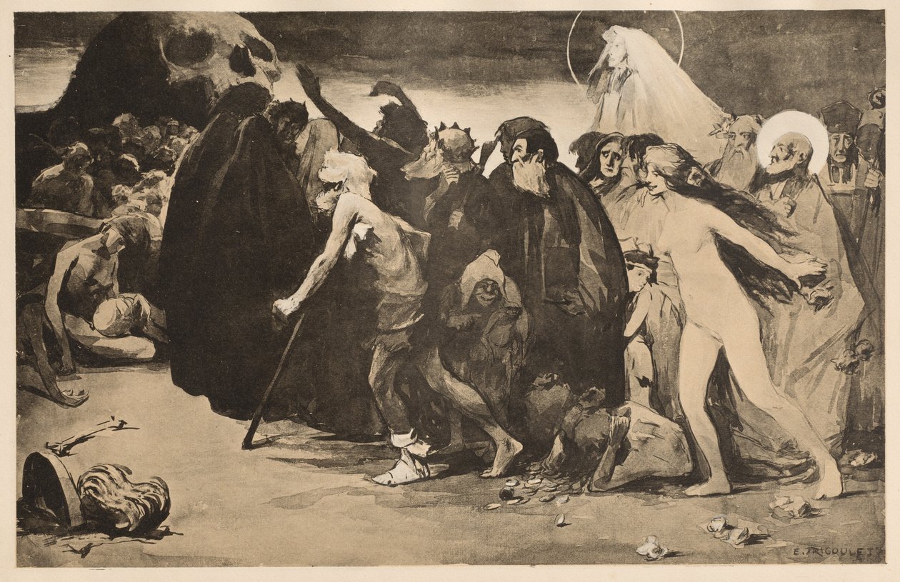 Tie kuolemaan, 1899. tekijältä Eugène Trigoulet