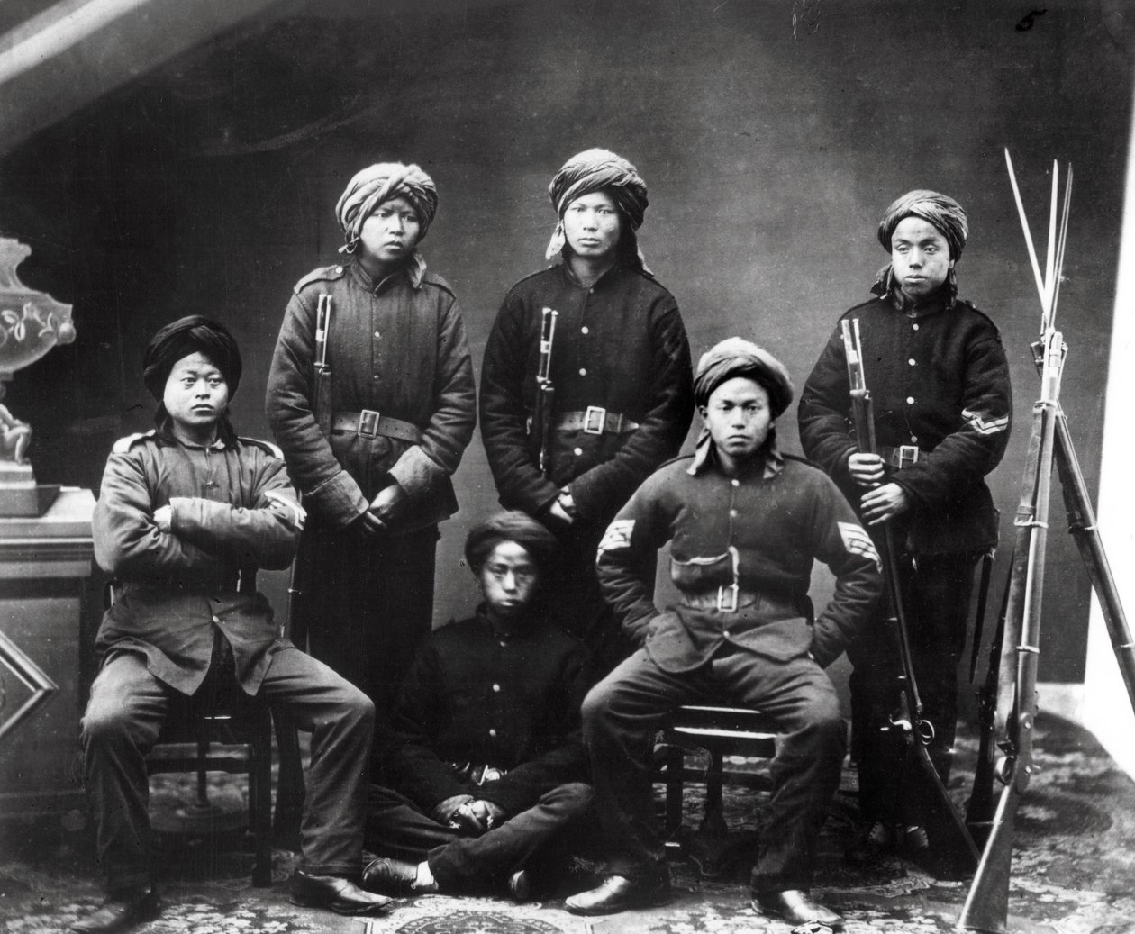 Kenraali Gordons Bodyguard, n. 1855-1860 tekijältä European Photographer