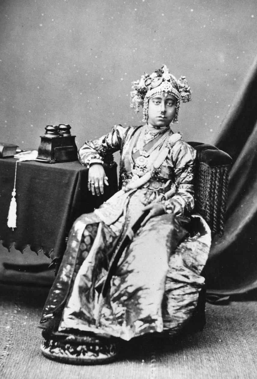 Tanjoren prinsessa, 1877 tekijältä European Photographer