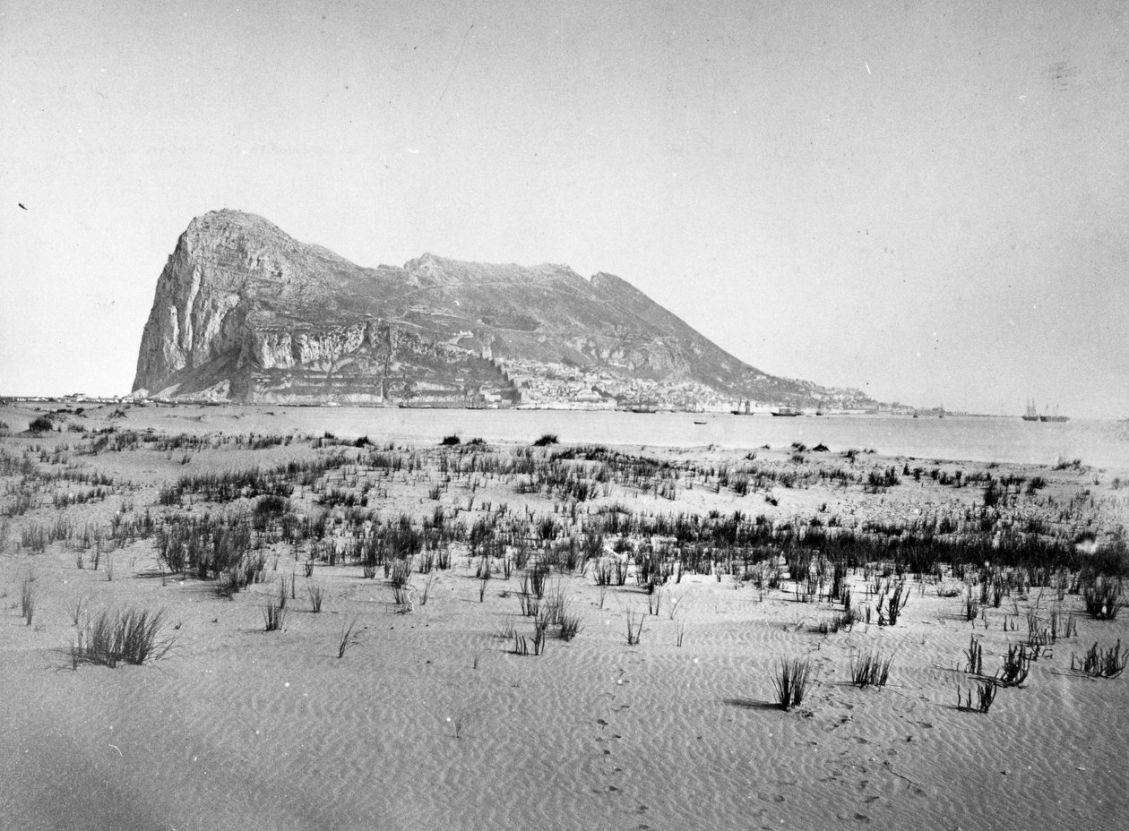 Gibraltarin kallio, noin 1870-luku tekijältä European Photographer