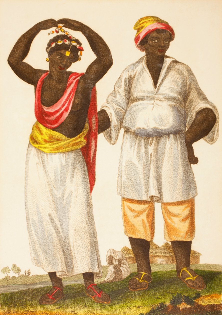 Mandinka-pariskunta Länsi-Afrikasta tekijältä European School