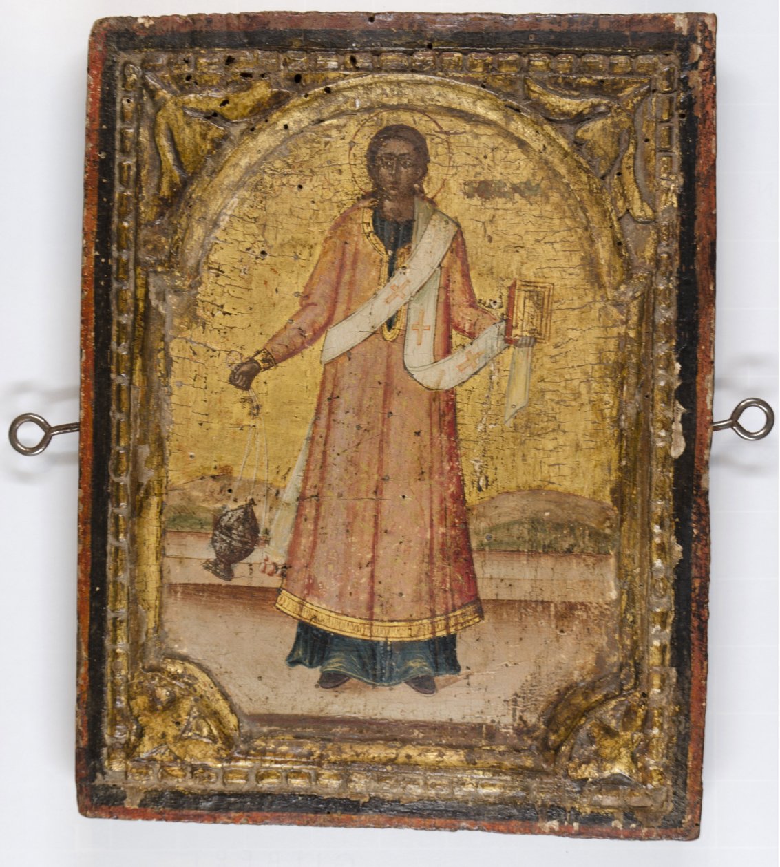 Pyhä Stefanus, 1400-50 (tempera) tekijältä European School