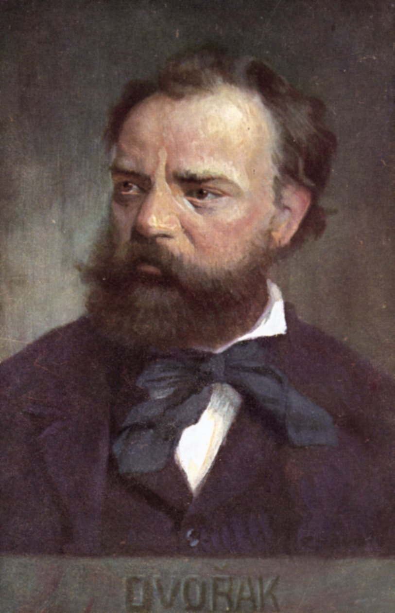 Antonin Dvorak, tšekkiläinen säveltäjä (värilitro) tekijältä European School