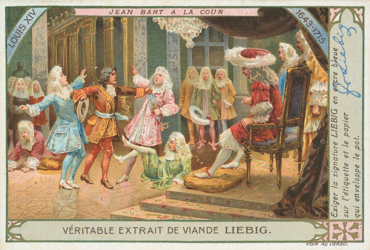 Jean Bart, Liebig-kortti, 1900-luvun alku (kromo) tekijältä European School