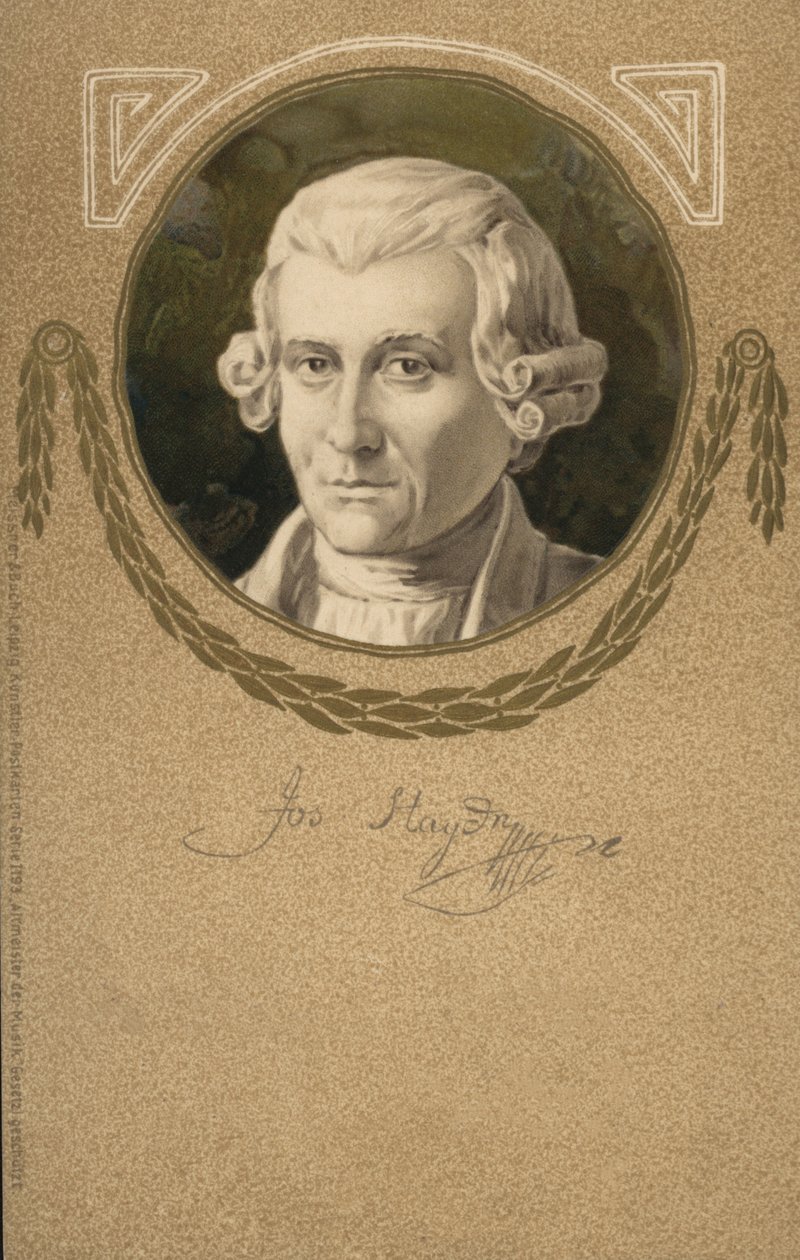 Joseph Haydn (värilitografia) tekijältä European School