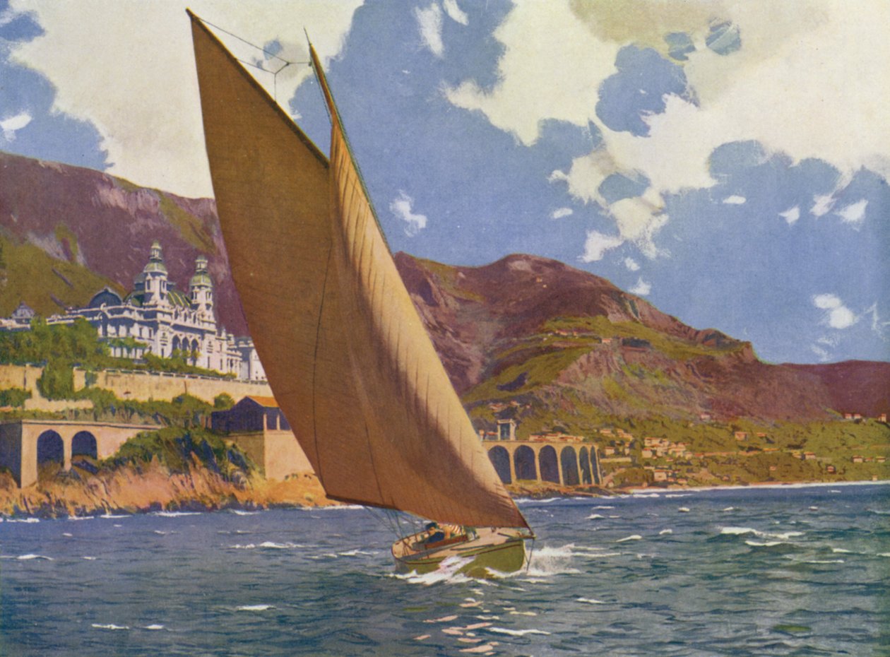 Monte-Carlo, purjehduskilpailu (värilitro) tekijältä European School