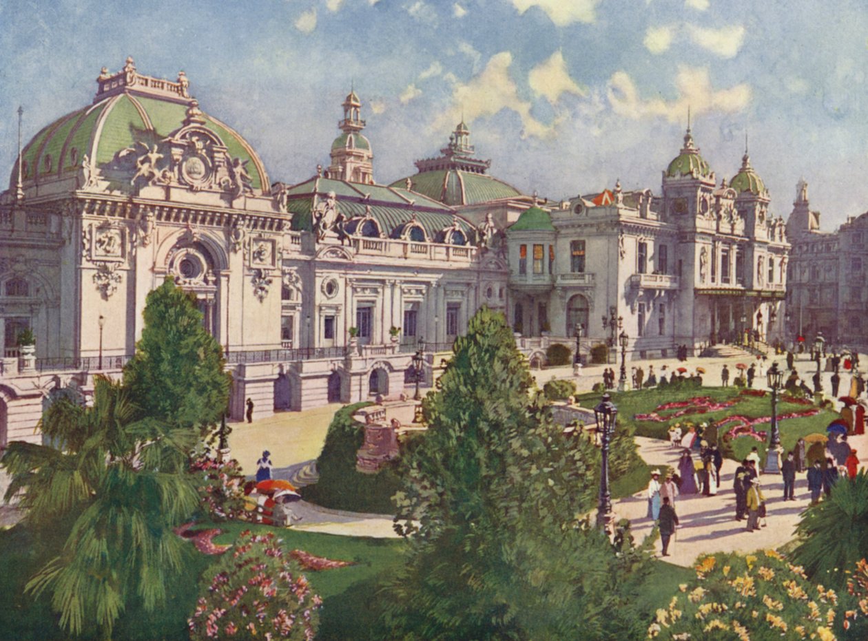 Monte-Carlo, Kasinon julkisivu (värilitro) tekijältä European School
