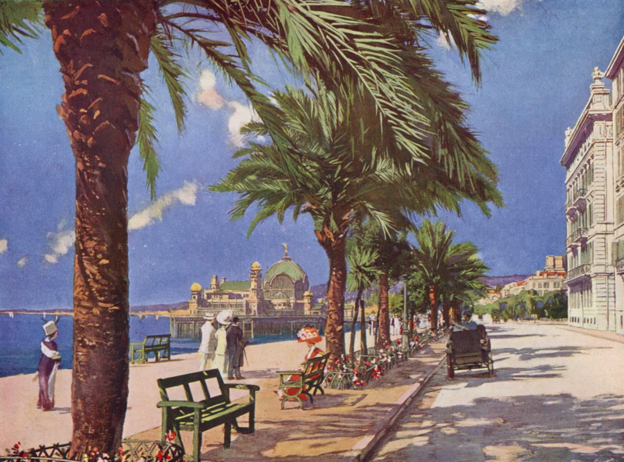Nizza, Promenade du Midi (värilitro). tekijältä European School