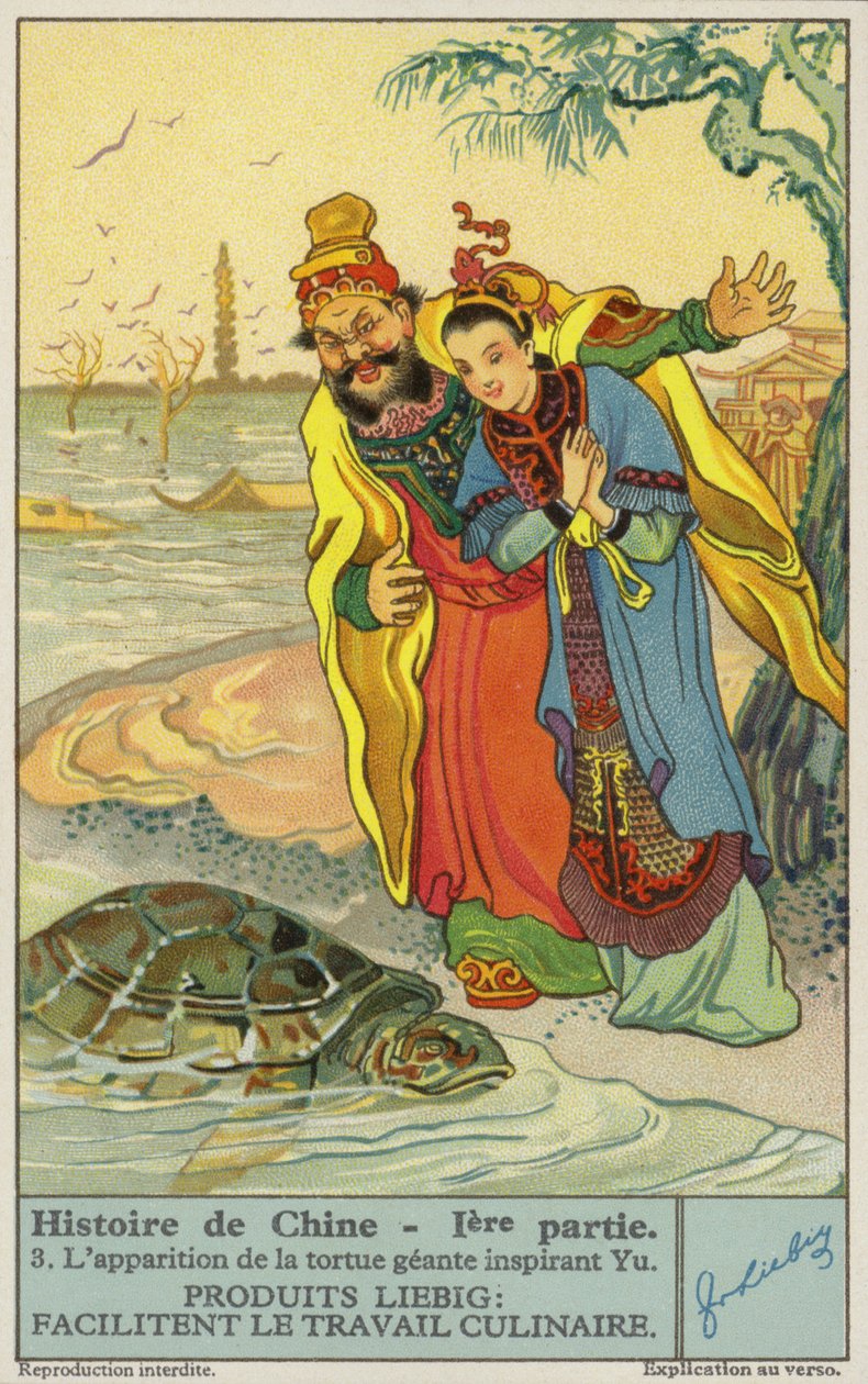 Yu Suuri ja jättiläiskilpikonna (chromolitho) tekijältä European School