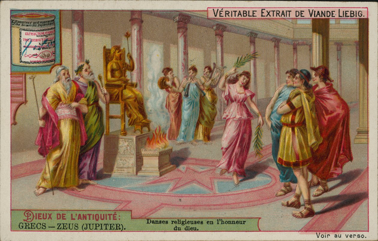 Zeus, muinaisen Kreikan jumala (kromoliittinen). tekijältä European School