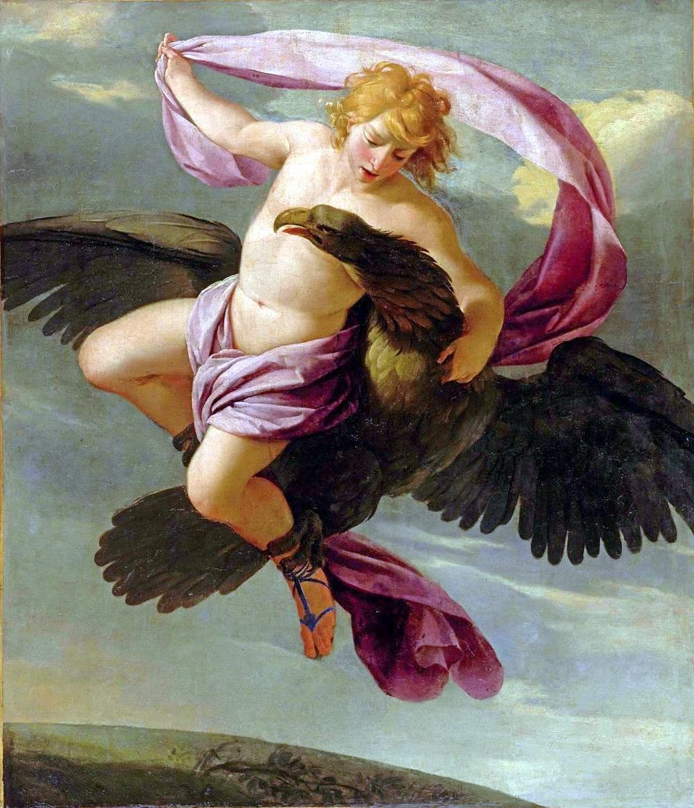 Ganymeden sieppaus Jupiternin toimesta tekijältä Eustache Le Sueur