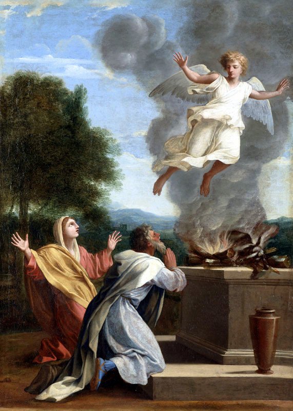  Manoahnin uhri tekijältä Eustache Le Sueur