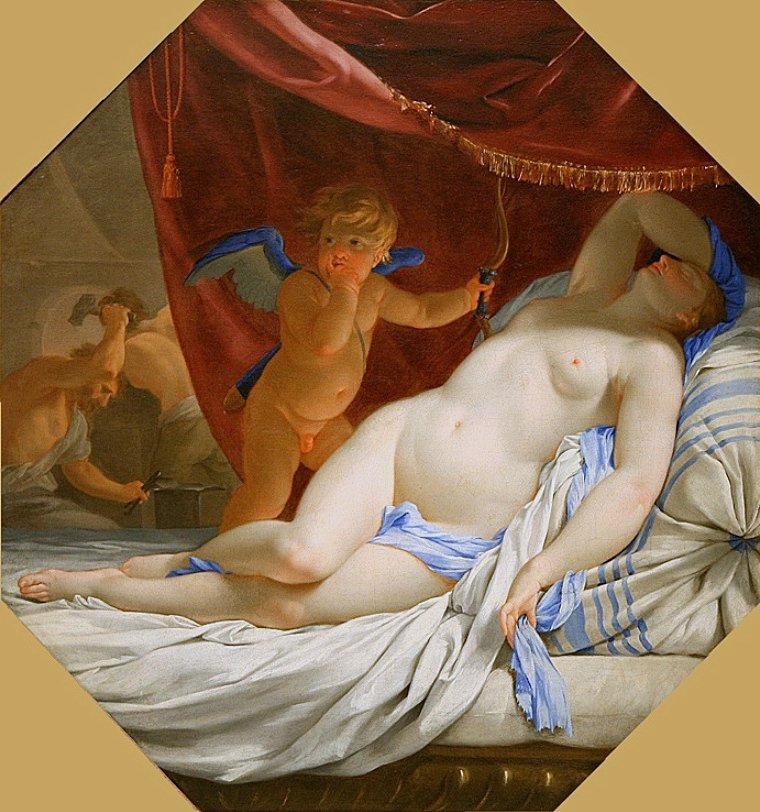Nukkuva Venus tekijältä Eustache Le Sueur