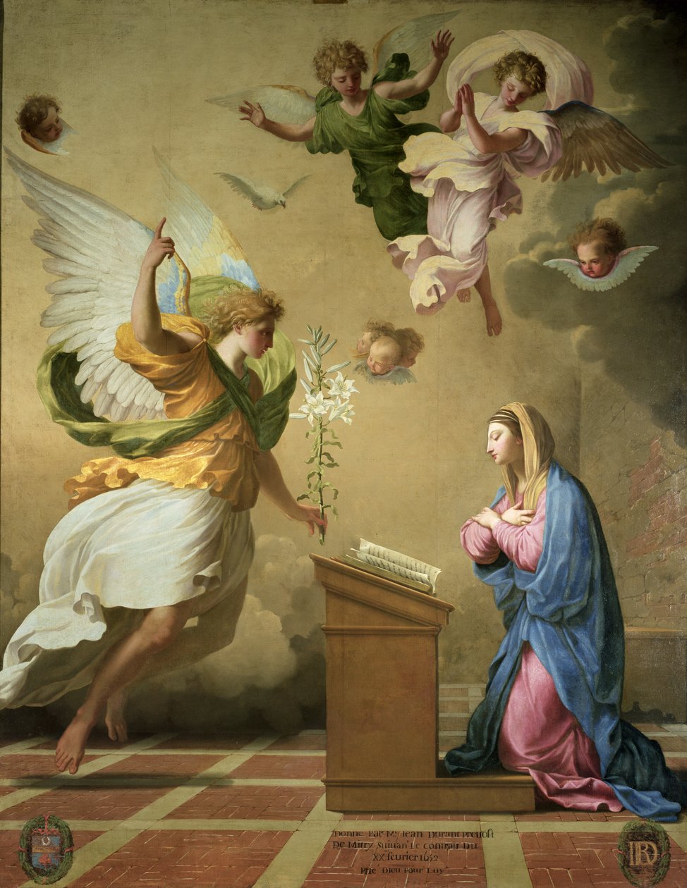 Ilmoitus, ennen vuotta 1652 tekijältä Eustache Le Sueur
