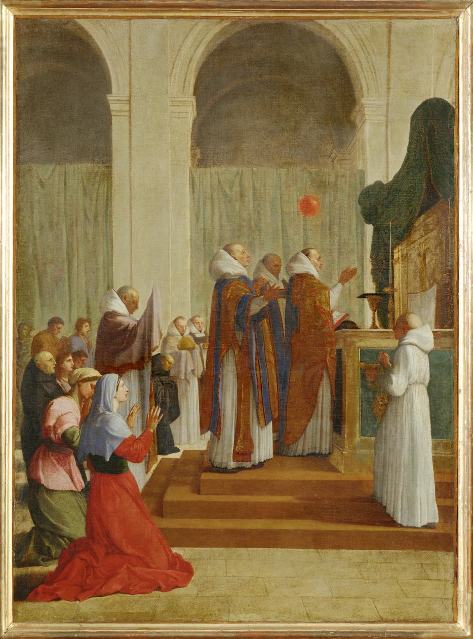 La messe de saint Martin - Pyhän Martinin messu ... tekijältä Eustache (studio of) Le Sueur