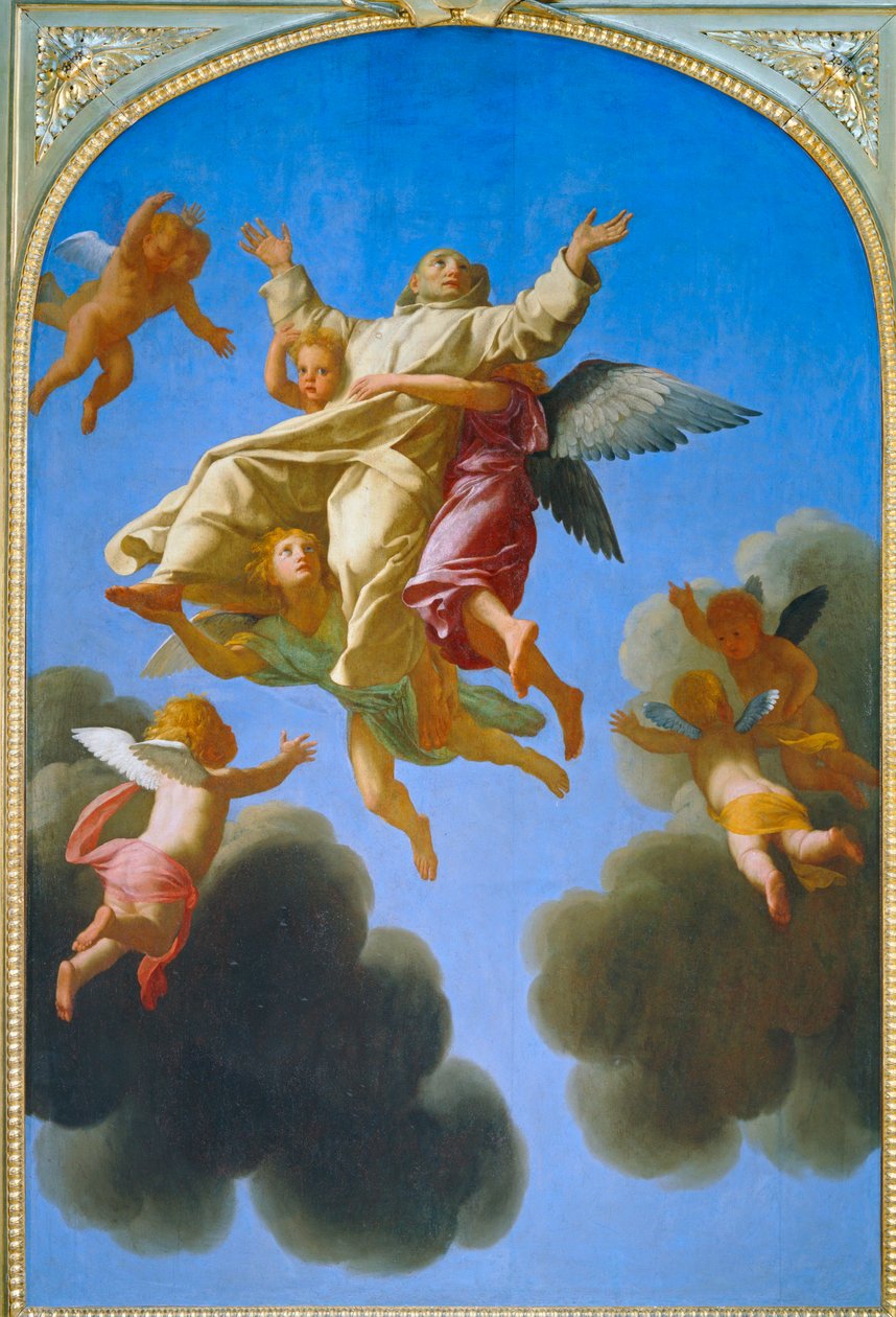 Saint Bruno est enleve au ciel - Pyhän Brunon taivaaseen nouseminen ... tekijältä Eustache (studio of) Le Sueur