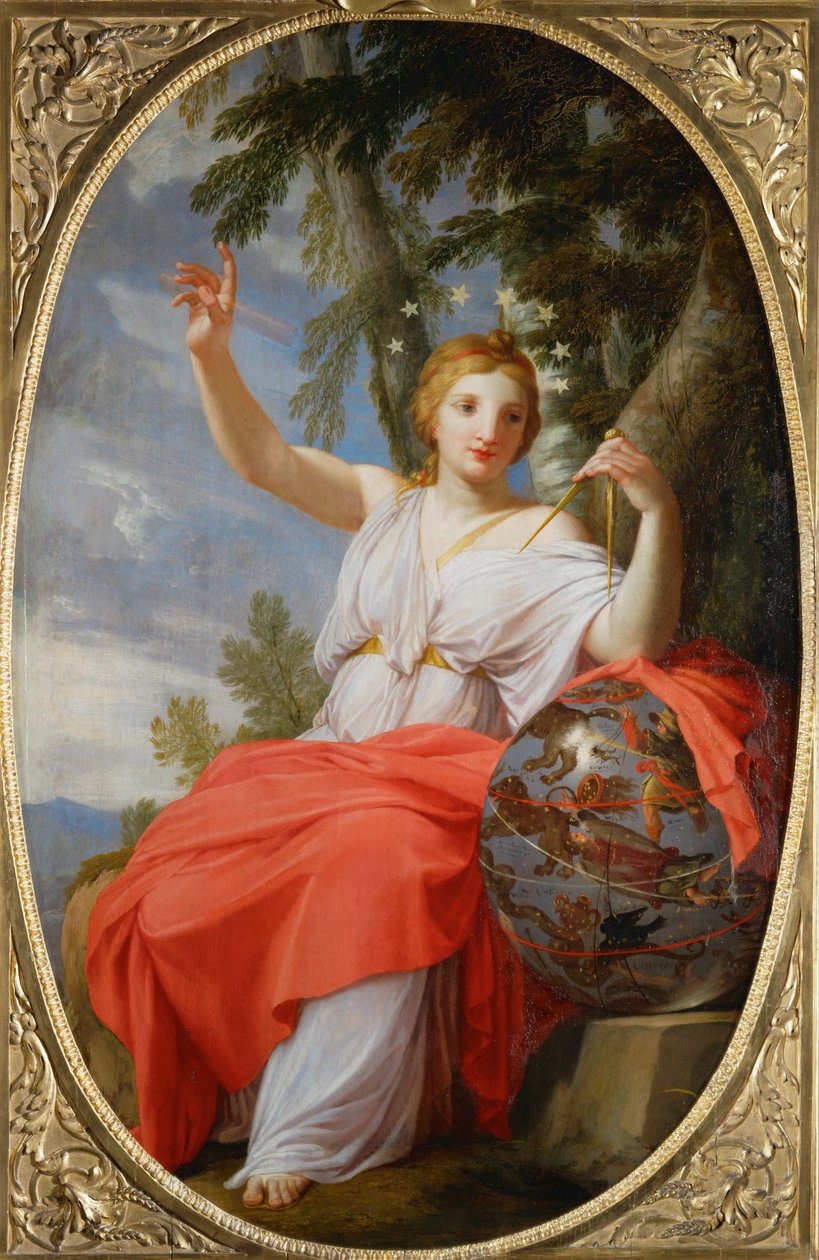 Muse Urania. Chambre des Muses, Louvre, Pariisi ... tekijältä Eustache (studio of) Le Sueur