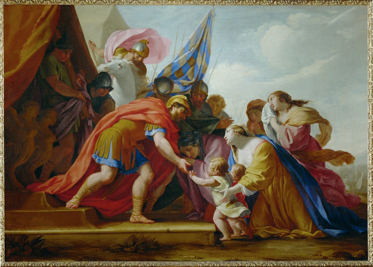 Volumnia ja Verturie ennen Coriolanusta - Volumnia ja ... tekijältä Eustache (studio of) Le Sueur