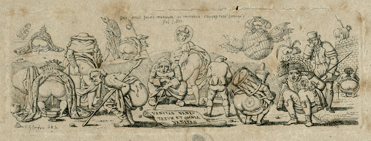 Turhuutta, kaikki on turhuutta, vuoden 1800 jälkeen tekijältä Eustache Hyacinthe Langlois