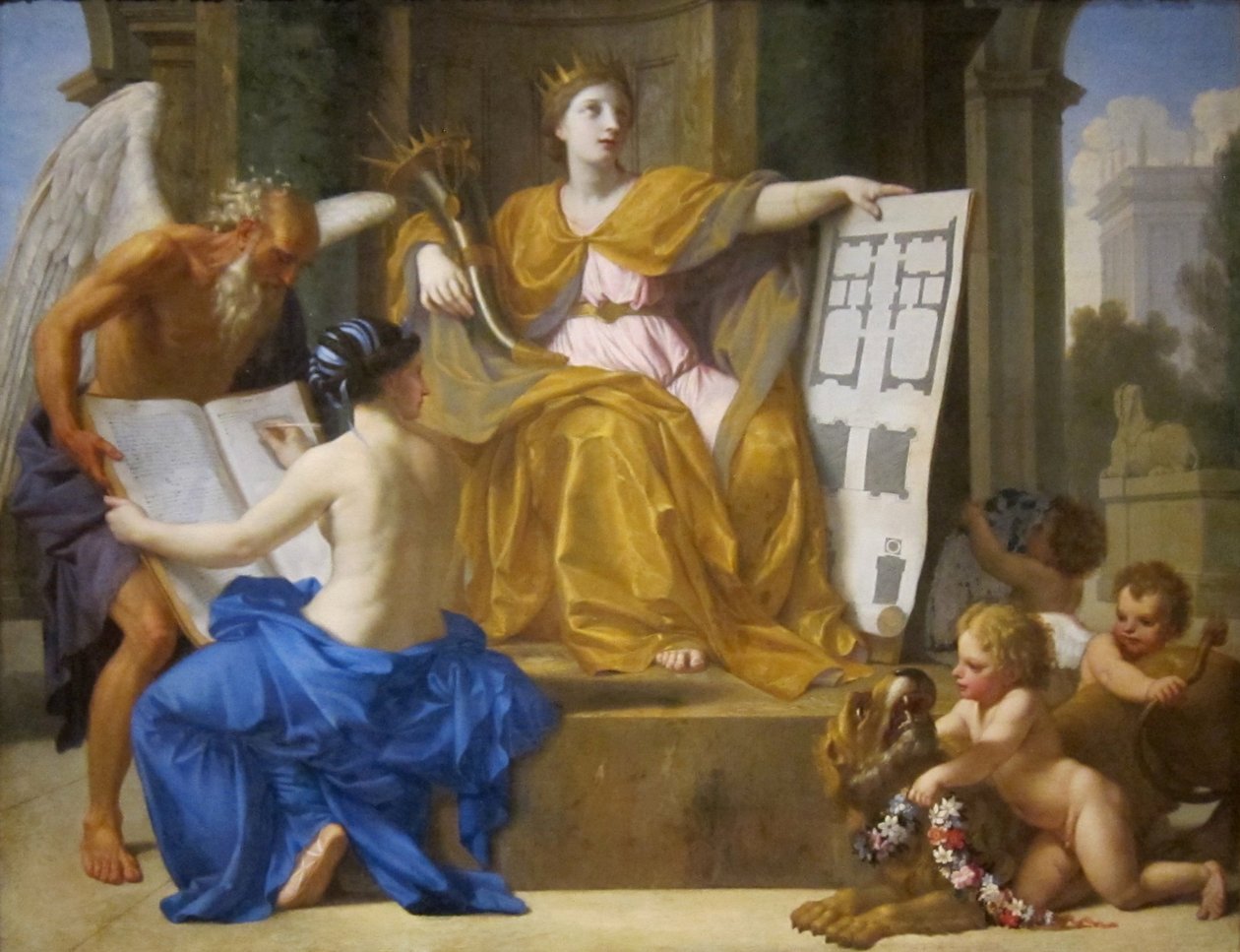Allegoria loistokkuudesta tekijältä Eustache Le Sueur