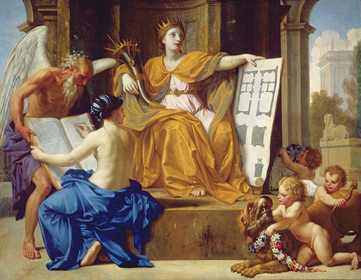 Allegory of Magnificence, n. 1654 tekijältä Eustache Le Sueur