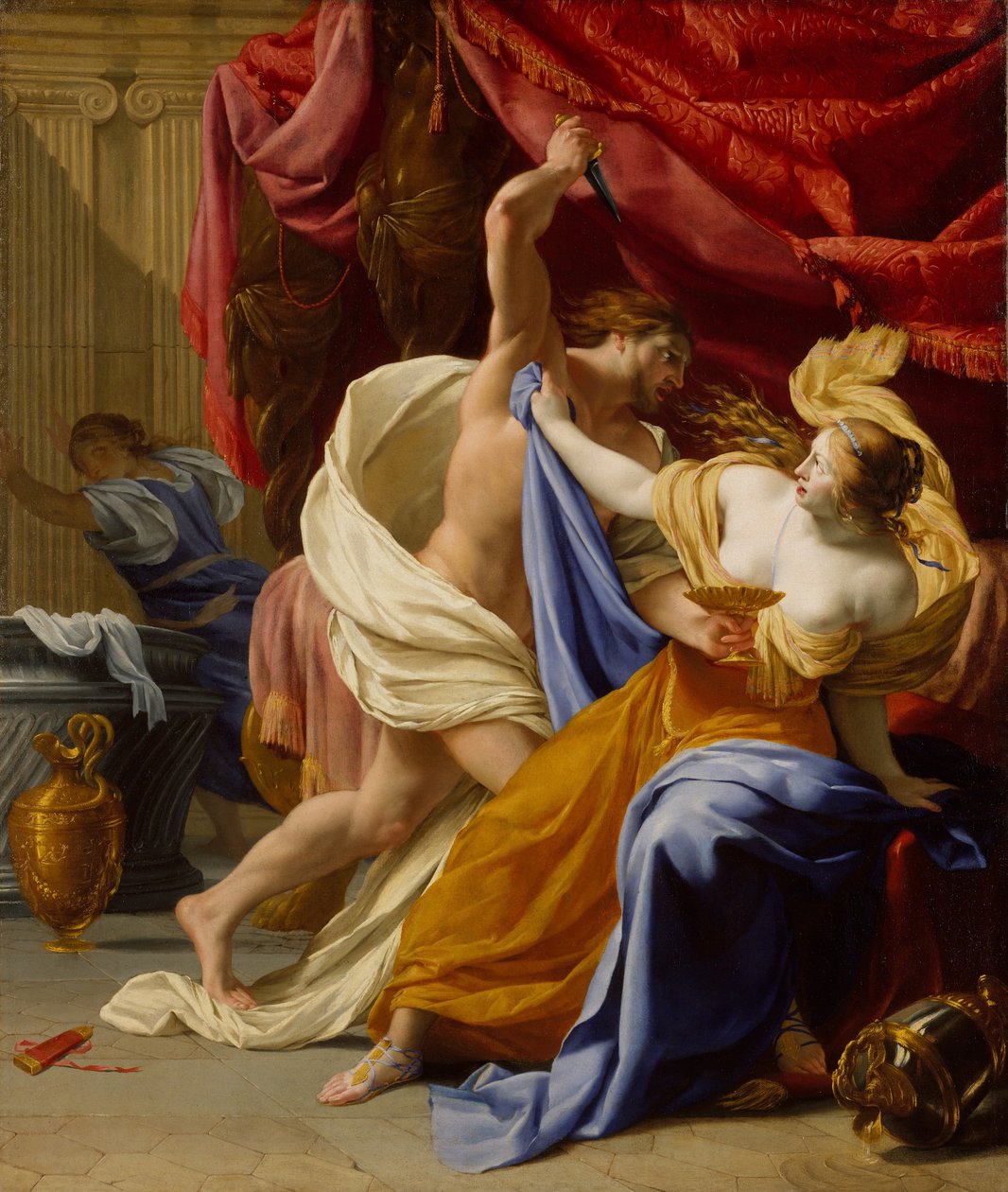 Tamarin raiskaus, luultavasti n. 1640. tekijältä Eustache Le Sueur