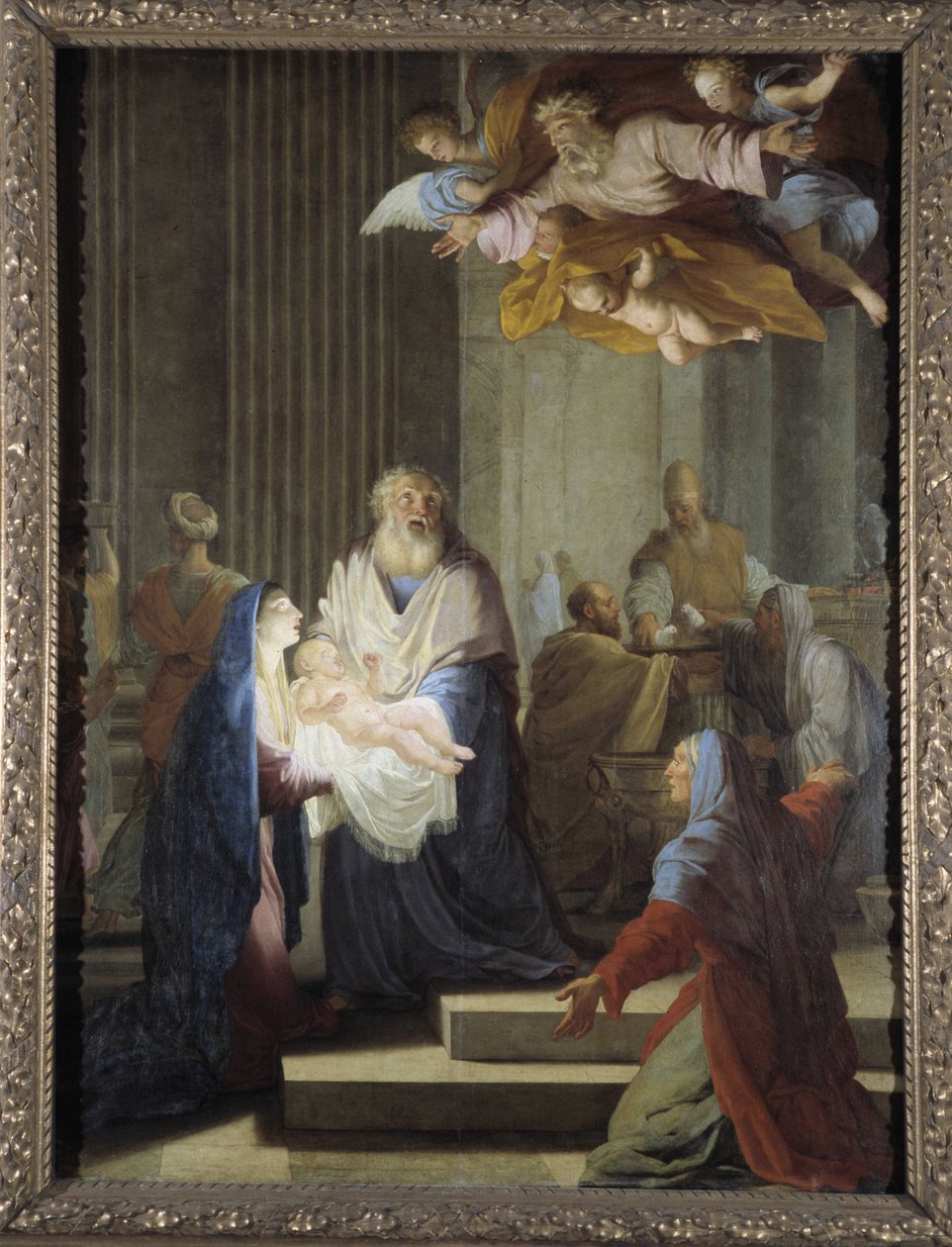 Esittely temppelissä tekijältä Eustache Le Sueur