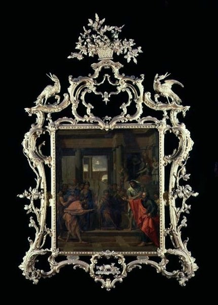 Kaksi filosofia kiistelevät keisarin edessä tekijältä Eustache Le Sueur