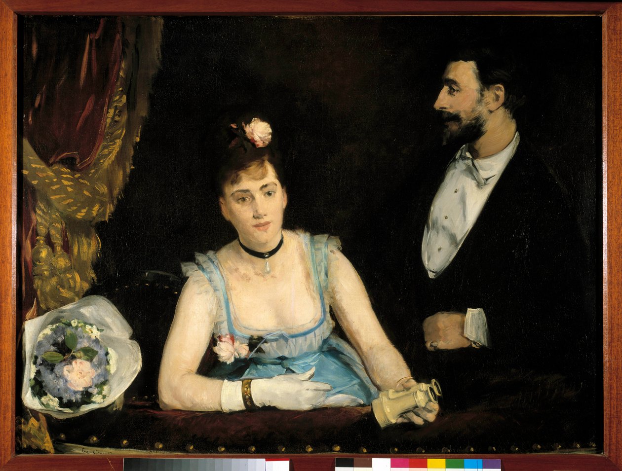 Italialainen Lodge. Eva Gonzalesin maalaus (1849 - 1883) tekijältä Eva Gonzalès