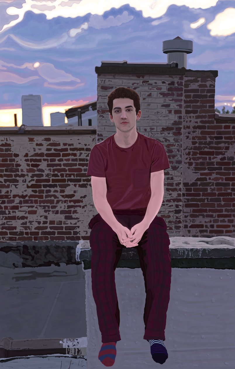 Emmitt katolla, Brooklyn (digitaalista taidetta) tekijältä Evan Sklar